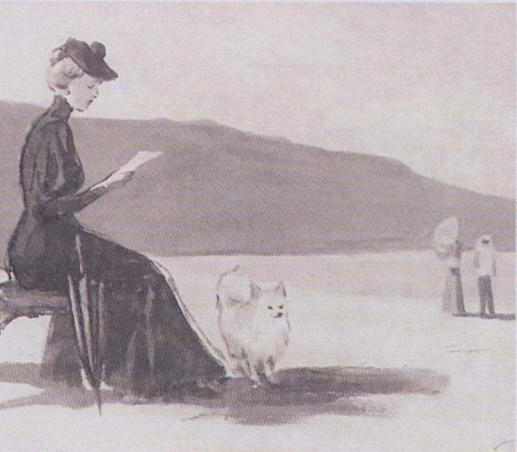 Иллюстрации к рассказу Чехова дама с собачкой